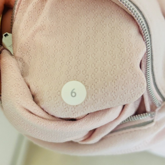 Lululemon Run: Back On Track Pullover Long Sleeve Sweater Pig Pink SZ 6 - Picture 14 of 15